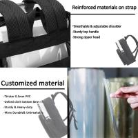 Mochila Transparente Impermeable De PVC Gran Capacidad Para Estudiantes Escuela - details 15