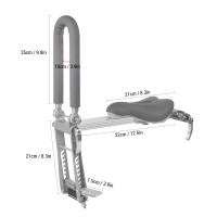 Sillín De Bicicleta Para Niños Ultra-Ligero Plegable Portátil Desbloqueo Rápido Asiento De Bicicleta Para Adultos Vías De Carretera Bicicletas Plegables - details 5