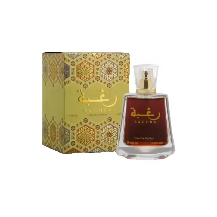 Lattafa Raghba - Perfume Unisex, 100 Ml - Set 2 Piezas perfume + desodorante. - 1