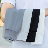 1Par De Mangas De Protección Solar Para Hombres Verano 2025 Algodón De Hielo Suave Absorbente Guantes De Hielo Para Ciclismo Running Conducción - details 3
