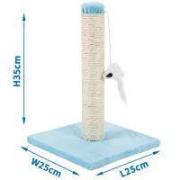 LILI HOME Rascador para Gatitos - Desde Pequeño hasta Grande disponibles en una variedad de modelos y tamaños. Diseñados para satisfacer las necesidades naturales de rascado y juego de los gatos, estos rascadores son tanto funcionales como divertidos. - details 6