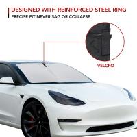 Parabrisas De Sol Para Tesla Model 3/Y Protección Solar Y Aislamiento Térmico Plegable Y Grueso Ventana Frontal Accesorios De Coche - details 1