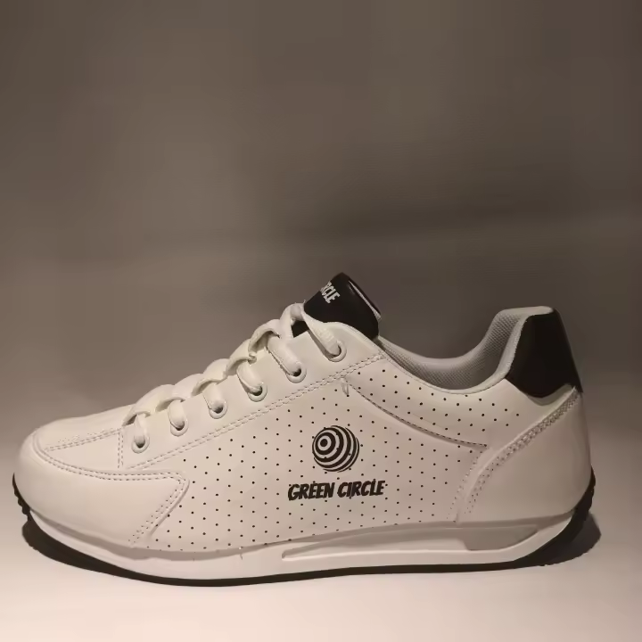 Zapatillas Hombre Green+Circle Kum. Blanco y negro. Plantilla confort. Suela antideslizante - 1
