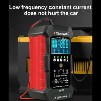 Cargador De Batería Para Coche KONNWEI RC-10 Automático Y Rápido 12V 10A 24V 5A Reparación Por Pulso Para Baterías De Ácido Plomo AGM Gel - details 3
