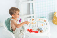 Olmitos - Trona Evolutiva 3 en 1 para Bebé: Trona, Silla Infantil y Mesa con Silla - Arnés de Seguridad, Bandeja Extraíble, Ligera y Ajustable - details 4