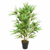 vidaXL Árbol de Bambú Artificial con Hojas Planta Falsa en Maceta Dimensiones 14 x 80 cm (368 hojas),  16 x 120 cm (552 hojas),  16 x 150 cm (828 hojas) y mas - details 2