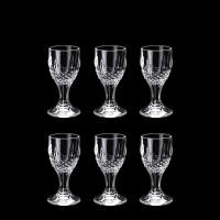 Juego De 6 Copas De Vidrio Pequeñas Y Compactas Para Bebidas Ecológicas Y Duraderas Conjunto De Dispensador De Vino Y Licor - details 0