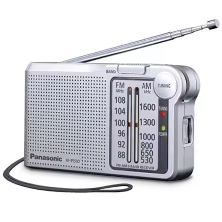 Panasonic RF-P150D/ Plata - Radio Portátil AM/FM Sintonizador Digital - 1