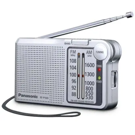 Panasonic RF-P150D/ Plata - Radio Portátil AM/FM Sintonizador Digital - 1