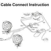 Arnés de cableado NetBoat de 12 V y 40 A para Barra de luces de trabajo LED, SUV, ATV, camión todo el año - details 2