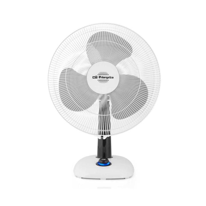 Orbegozo - Ventilador de mesa TF 0143 con aspas de 40 cm, 3 velocidades y oscilación ajustable para uso doméstico en… — oferta en Miravia