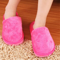 Chinelos De Invierno Para Hombres Y Mujeres Pantuflas De Viaje No Específicas De Color Felpa Coral Antideslizantes Suaves Y Cálidas Chinelos De Casa - details 5