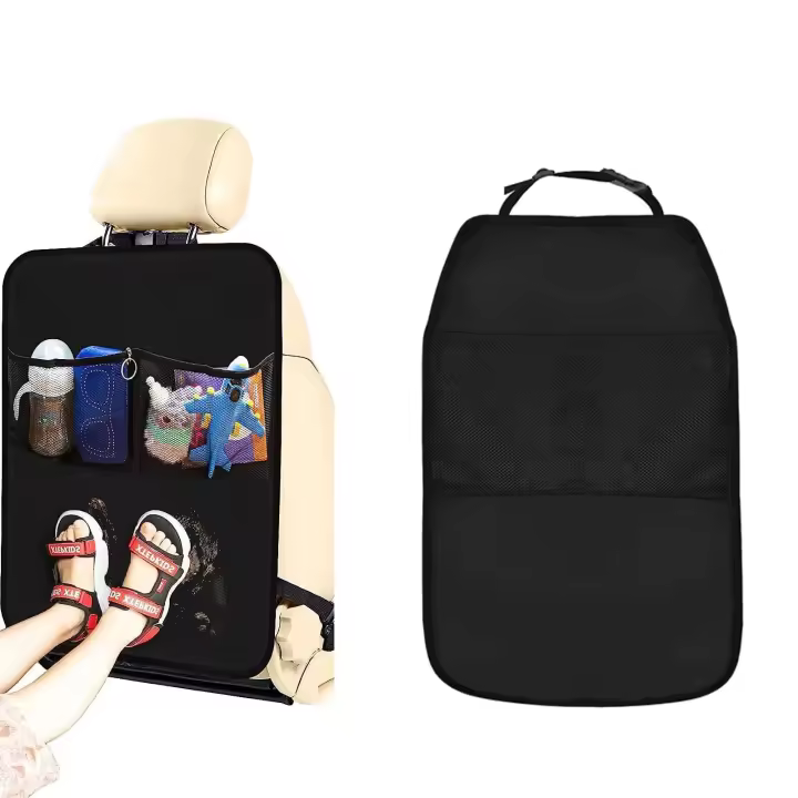 2 protectores de asiento trasero Kick Mats, protector de asiento, protector de asiento de coche para niños, para proteger el Coche de Manches, Barro y arañazo - 1
