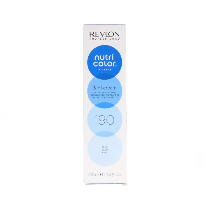 Revlon nutri color filters 190/azul 100 ml, ¡dale a tu cabello un color espectacular! Belleza y cuidado de tu cabello y tu piel con Revlon. - 1