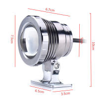 Bombilla LED RGB Subacuática Para Escenario AC 110V 220V DC 12V 15W 10W Luces De Paisaje Exterior Para Jardín Fuente Piscina Decoración - details 14