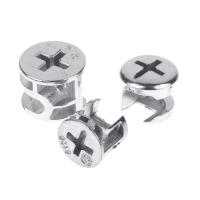 Conector Tridimensional De 10 Piezas Con Rueda Eléptrica Para Muebles Accesorios De Herramientas Metálicas Diámetro 15mm/12mm/10mm - details 1
