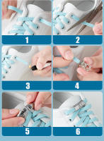 Alpargatas Elásticas Para Niños Y Adultos 1 Par Sin Amarrar Laces Anodados Para Zapatillas Cierre De Cierre De Cruzado Para Zapatos - details 10