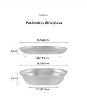 PLATO PEQUEño Y OLLA GRANDE DE ALCANCE LARGO DE ACERO INOXidable 304 CLS&NOBANA Para Camping Y Viajes Portátil Para Barbacoa Y Uso Doméstico - details 2