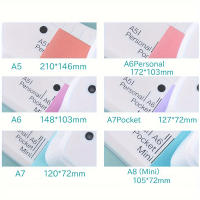 Pulverizador De Papel Ajustable Para Diario Planificador 1PC De Tamaño 3 Agujeros Capacidad De 8 Hojas Adecuado Para A5 A6 A7 Tamaños Cuadernos De Papeles Y Scrapbooking - details 5