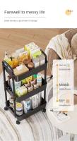 Estante De Almacenamiento Multinivel Innovador Para Cocina Y Baño Organización De Alimentos Para Bebés Y Artículos De Toallas - details 5