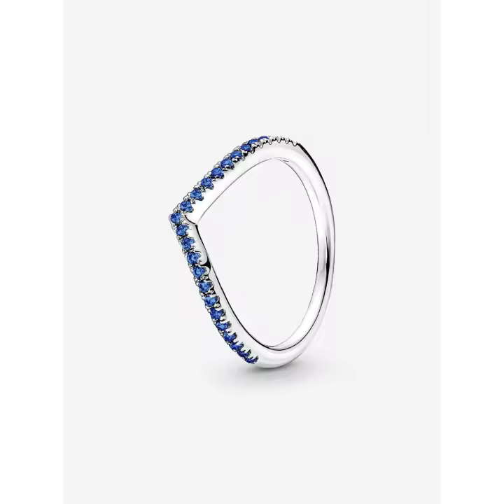 Pandora - Anillo Pandora Timeless Wish Azul Brillante - Plata de Lei - 1