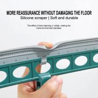 Cepillo Mágico Para Limpieza Del Piso Con Escobilla De Silicona Y Cepillo De Mopa Herramientas De Limpieza Doméstica Para Pelos De Animales Y Polvo - details 2