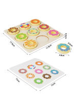 Juego De Encaje De Donuts De Madera Juguete Educativo Montessori Para Niños Juego De Alineación De Colores Y Educación Temprana Para Guarderías - details 9