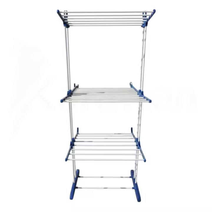 Tendedero Plegable Vertical de 4 Niveles – Secador de Ropa Compacto, Resistente y Ahorra Espacio - 1