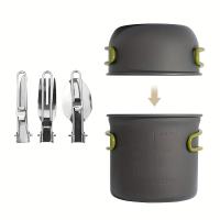 BOPORO Utensilios de Cocina Ultraligeros para Camping - Set de Utensilios de Mesa para Exteriores - details 0