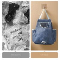 Caja De Almacenamiento Para Sacos De Basura Colgante En La Pared Bolsa De Malla Lavable Porta Bolsas De Plástico Dispensador Para Cocina - details 6