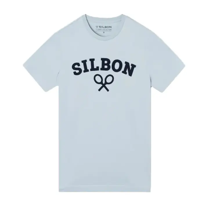 Silbon Camiseta Para Hombre Modelo Logo Raqueta - 1