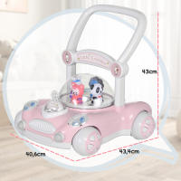 AIYAPLAY Andador para Bebés de 1-3 Años Tacatá para Bebés con Altura Ajustable Música Ruedas Antideslizantes Luces Manillar Desmontable Carga 25 kg - details 2