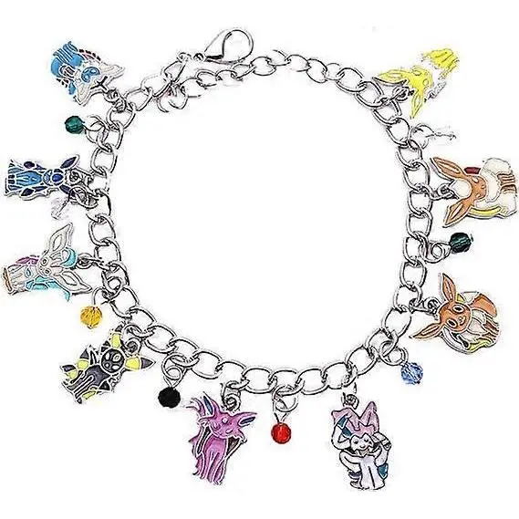 Pulsera con dijes de Eevee Evolutions, regalo para niña y mujer - 1