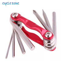 Kit De Herramientas De Reparación Multifuncional Para Bicicleta Portátil Conjunto De Mantenimiento De Bicicleta Con Llaves Allen Y Hexágonas Accesorios Para Ciclismo - details 7