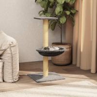 vidaXL Rascador para Gatos con Poste de Sisal Macota Animal Torre Color Crema,  Gris claro,  Gris oscuro y mas - details 1