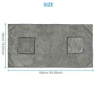 Toalla De Baño Para Perros Grandes Y Gatos Super Absorbente Y Secado Rápido Microfibra Algodón 100% Suministros De Baño Para Mascotas - details 10