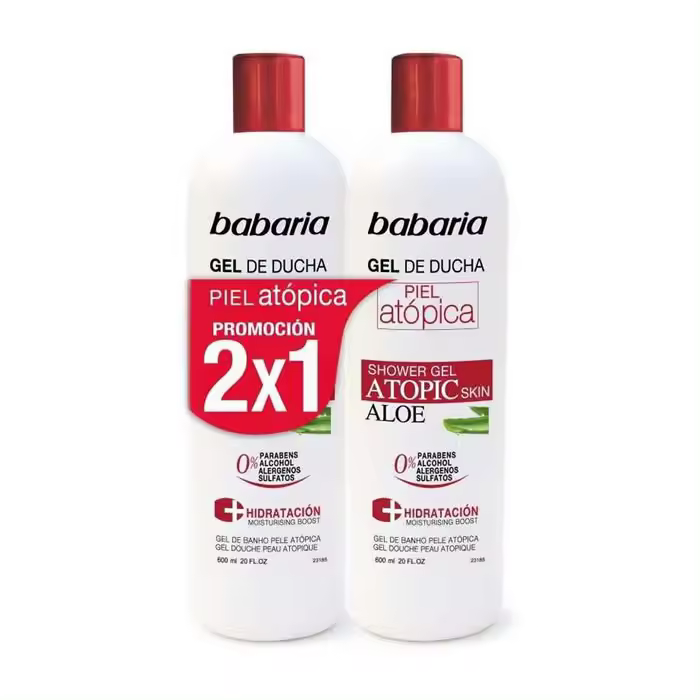 Babaria Gel De Ducha Piel Atópica 600ml Set 2 Piezas - 1