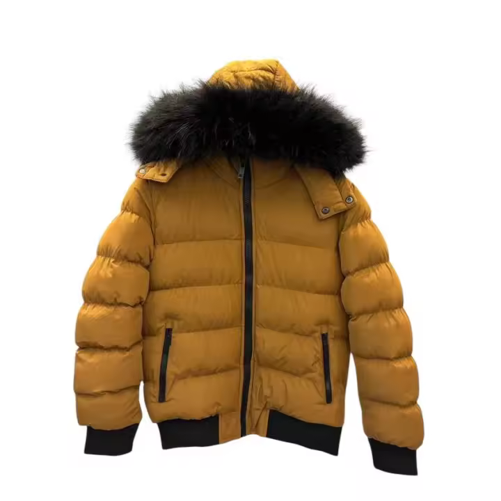 Chaqueta de Invierno de Poliéster Abrigo de Moda para Hombres con Múltiples Bolsillos - 1
