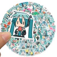 Packs De Pegatinas De Hatsune Miku 65pcs Impermeables Para Teléfono Móvil Decoración De Estación De Trabajo Y Diario Estilo Kawaii Para Laptop - details 5