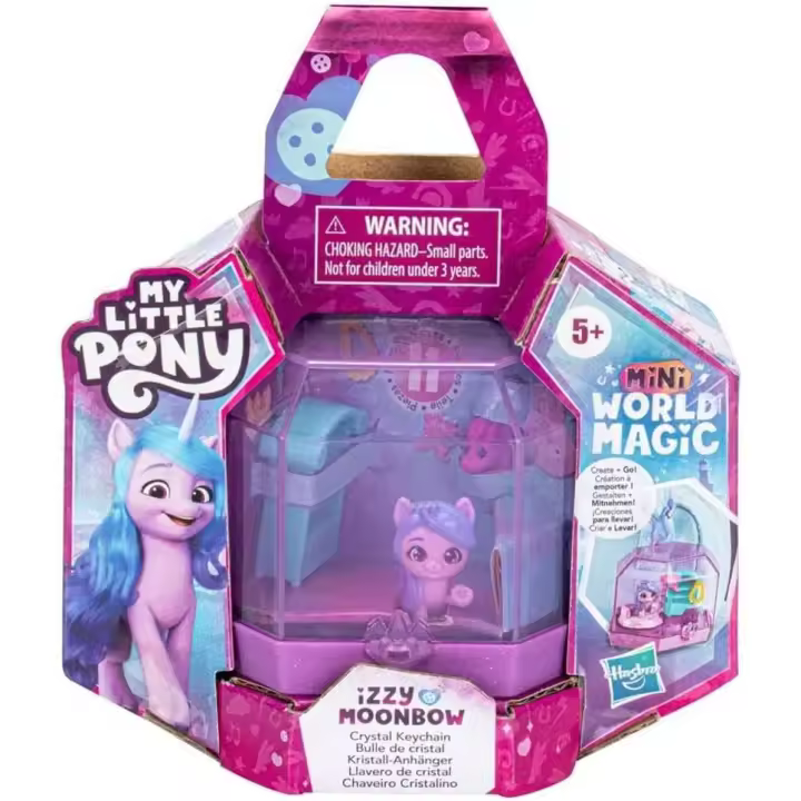 HASBRO - My little Pony - Mini Mundo Mágico - Llavero de Cristal - Multicolor - Edad recomendada mayores de 3 años - 1