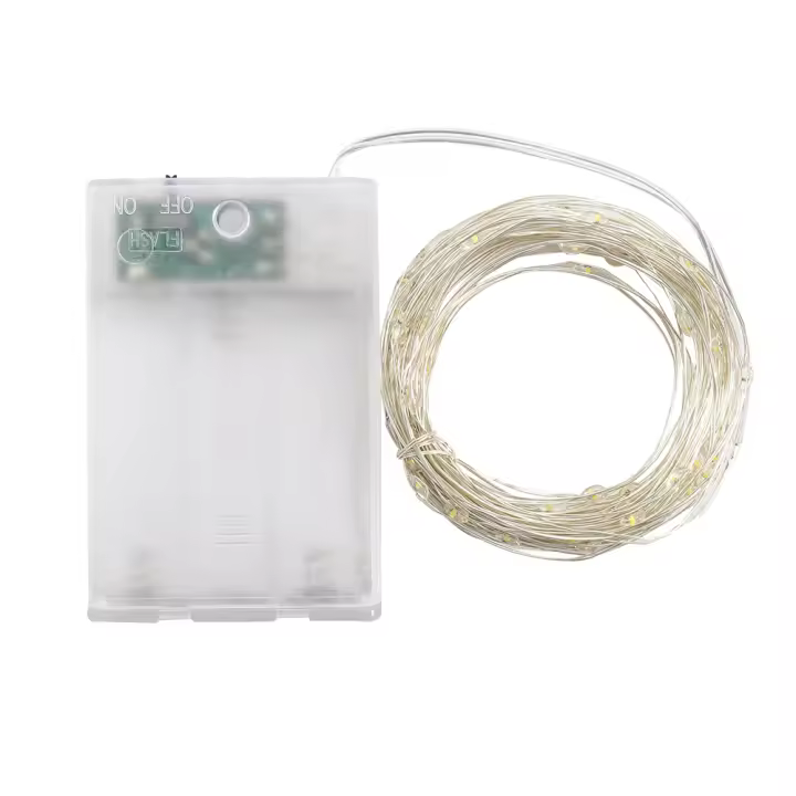 Luces De Cadena LED Con Hilo De Cobre 2M 3M 5M 10M Para Decoración De Fiesta De Boda Y Navidad Iluminación De Guirnalda Eléctrica Al Piloto - 1