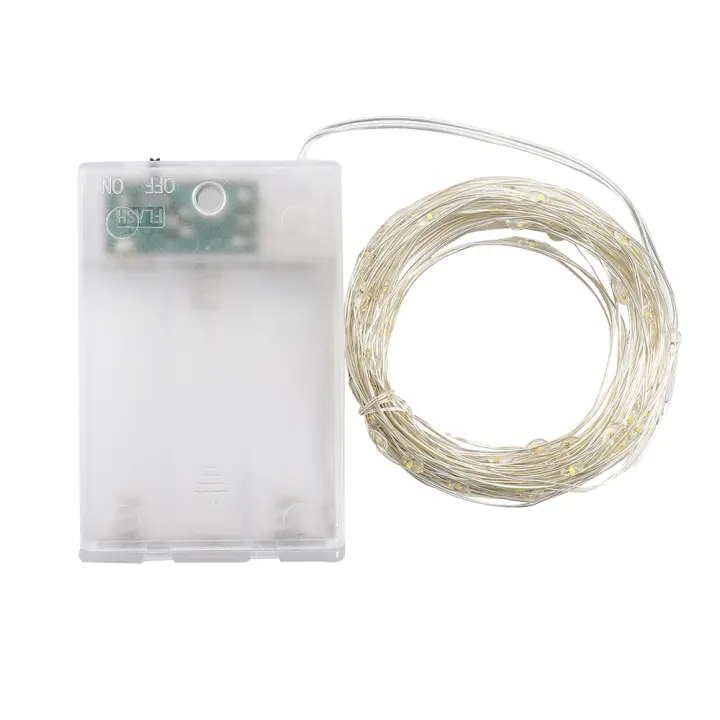 Luces De Cadena LED Con Hilo De Cobre 2M 3M 5M 10M Para Decoración De Fiesta De Boda Y Navidad Iluminación De Guirnalda Eléctrica Al Piloto - 1
