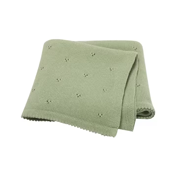 Manta Bebé Ultra Suave Algodón Punto Para Niños Y Niños Recién Nacidos De Sueño Para Carrito 90*70cm Tapetes Para Niños - 1
