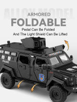 Coche De Juguete a Escala 1:32 De Sabertooth Metal Con Sonido Luz Y 6 Puertas Abiertas Vehículo Armado De Diente De Sabueso Regalo - details 7