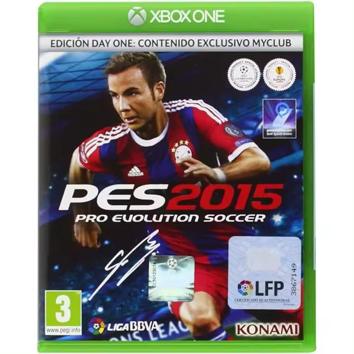 Videojuego PRO EVOLUTION SOCCER 2015 para XBOX ONE - PES 2015 - DAY ONE EDITION - Versión en español - KONAMI - 1