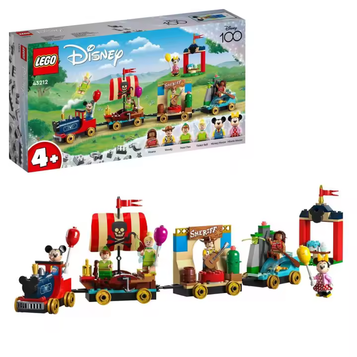 LEGO 43212 Disney Tren Homenaje a Disney Set de juguetes de construcción (200 piezas) - 1