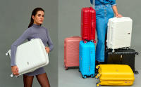 Maleta de Cabina 55x39x21.5cm (46L) Polipropileno  - Candado Incrustada - 20 Pulgadas -  Negro/Turquesa/RosaDorada/Burdeos/Azul Marino/Amarillo/Blanco - details 1