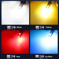 2Pcs BA9S LED Bombilla T4W Canbus Luz Interior De Coche Lámpara De Matrícula Lectura Doméstica 12V Blanco Rojo Amarillo Azul - details 6