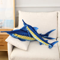 Muñeco De Peluche De Tuna Azul De 140 Cm Simulación Realista Almohada Larga De Pescado Marítimo Juguete Suave Para Decoración Creativa - details 20