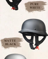 Casco De Motocicleta AD Nuevo Retro Mitad Casco Cuatro Estaciones Soldado General Alemán Casco Con Boya Material ABS Unisex - details 11